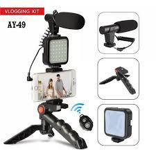 AY-49 VIDEO MAKING TRIPOD KIT FOR VLOGGING.
